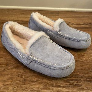 UGG Women's Ansley Light Gray Slippers NEW Size 8 US